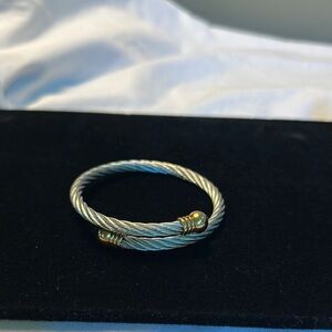 Elegant Silver and Gold Women's Bracelet